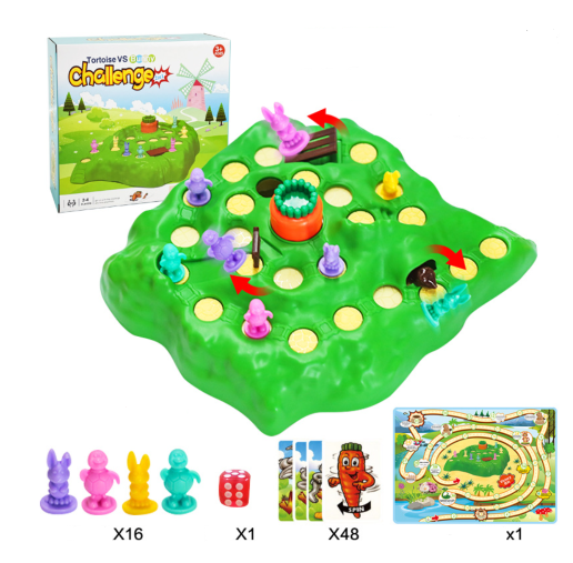 Tortoise & Bunny Challenge Board Game – Trading Card Games ...