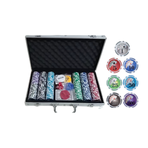 Texas Poker Chips with Case